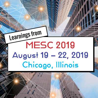 Learnings from MESC 2019