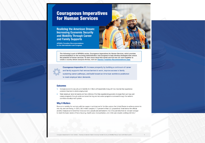 Realizing the American Dream Increasing Economic Security and Mobility Through Career and Family Supports